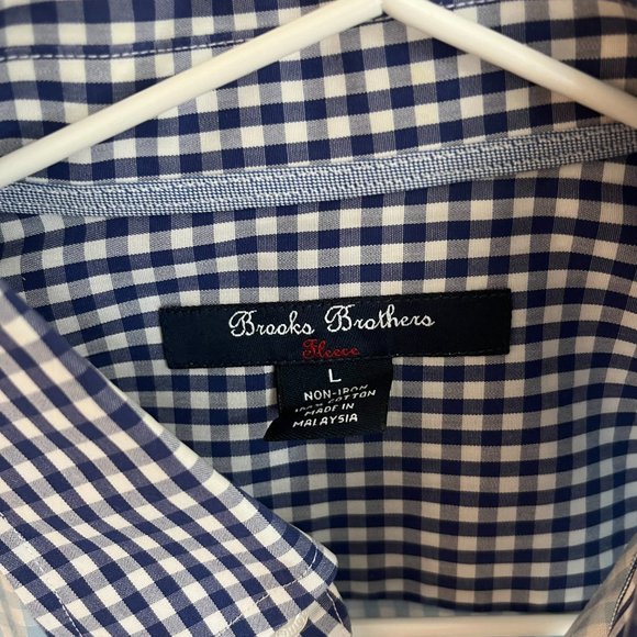 Brooks Brothers Boy's Large Button Up Multicolor Gingham Collage - Picture 2 of 6